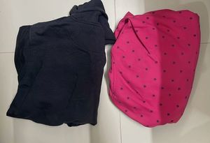 Combo of Black and Pink Hoodies