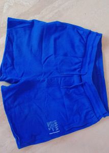 Blue Jogger Short