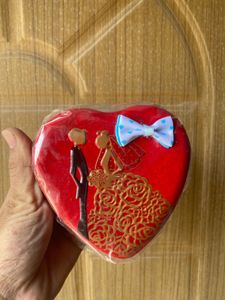 Heart Shaped Couple Figurine