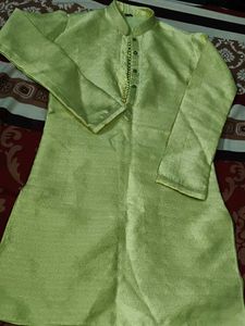 Elegant Lime Green Kurta