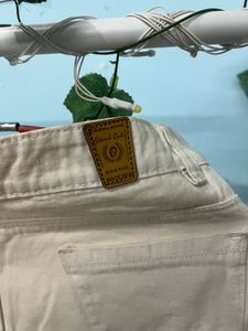 Off-White Wide Leg Jeans