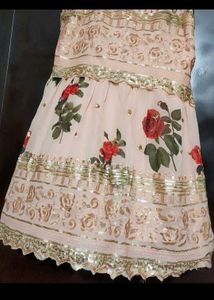 Peach Sharara Suit Without Dupatta For 36 Bust