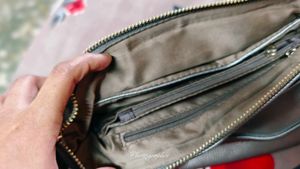 Silver Crossbody Bag