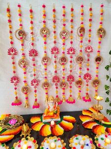 Festive Lotus Garland Decoration