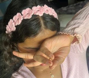 💮Crochet Floral Hair Band