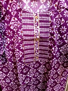 Cotton Printed Kurta Nd Pant Set Xxl