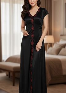 black attractive beautiful nighty ❣️