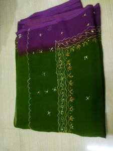 Green Colour Saree💚💚