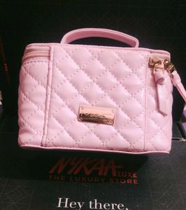 mac baby pink vanity box bag pouch
