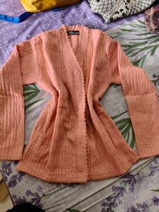 Peach Cardigan