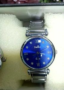 Couple Silver Watch- His &amp; Hers