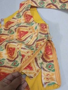Patterned Crop Top
