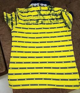 Yellow Striped Polo Shirt