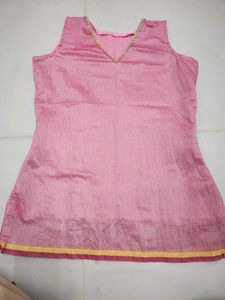 Pink Short Kurti
