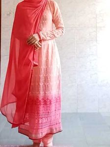 Kurta With Pants And Dupatta