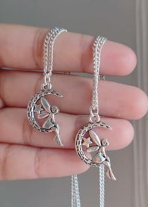 Fairy Moon Pendant Necklace