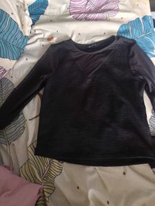 Black Long Sleeve Top