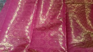 Elegant Black &amp; Gold Saree
