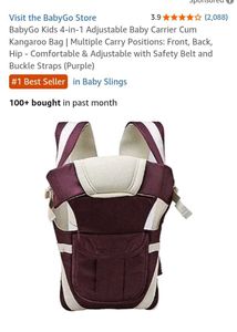 BabyGo 4-in-1 Baby Carrier