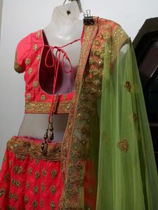 Lehnga With Blouse And Dupatta