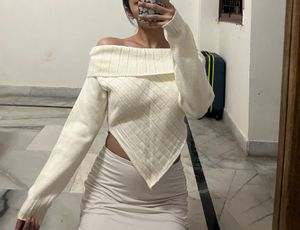 Woollen Asymmetrical Sweater