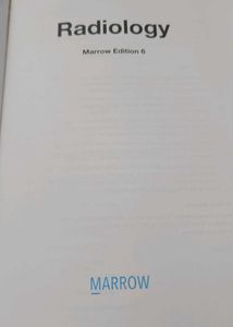 Radiology  Marrow Edition 6 Notes