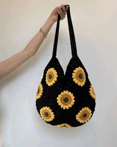 Crochet Sunflower Squares
