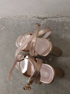 Rose Gold Platform Heels