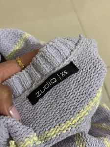 Striped Cropped Sweater