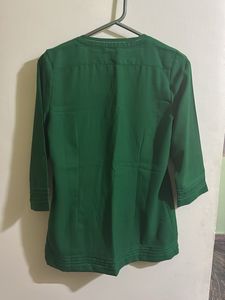 Tunic With Full Sleeve And Buttons