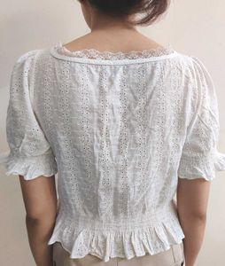 Eyelet Lace Top