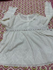 Zara Cotton White Top