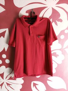 Red Short Sleeve Polo Shirt