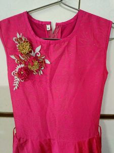 Pink Ethnic Dress/ gown