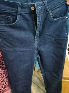Navy blue Denim Jeans.