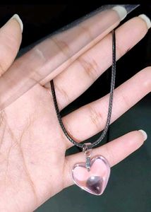 Baby Pink Transparent Pendant 🩷