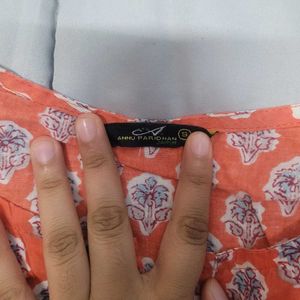 Floral Print Bell Sleeve Top