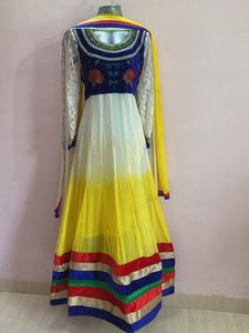 Elegant Ethnic Long flair Gown