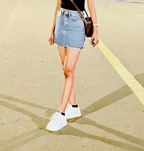 Denim Mini Skirt