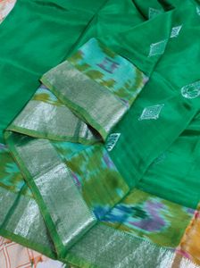 Green Soft Silk Kanchipuram Saree