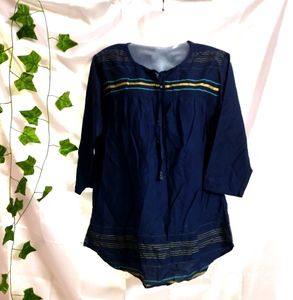 Dark Blue Kurti