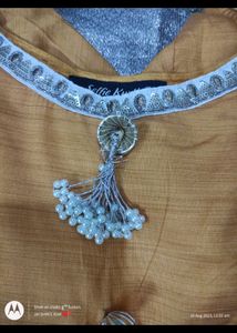 Beautiful Floor Lenght Gown With Dupatta..