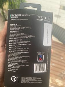 Croma 18W Quick Charge Adapter