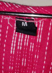 Bright Pink Ikat-Print Cotton Kurta