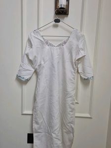 Kashmiri White Kurta