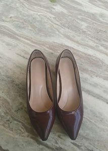Burgundy heels