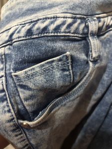 Acid Wash Denim Jeans