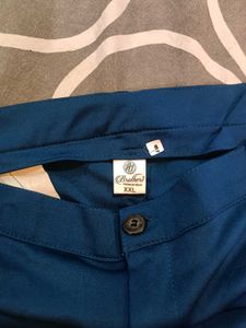 Blue Casual Pants