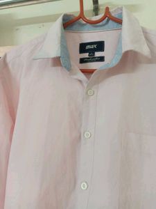 Mens Max Pink Formal Shirt