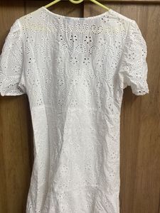 White Eyelet Dress